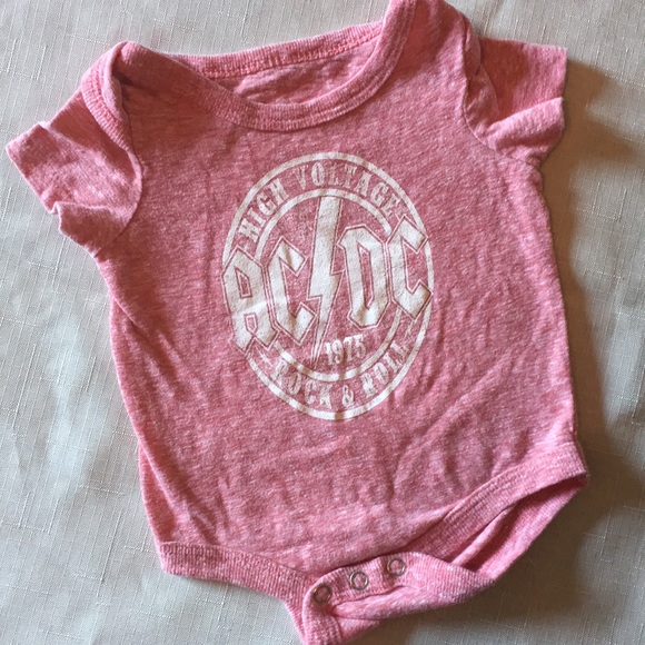ac dc onesie